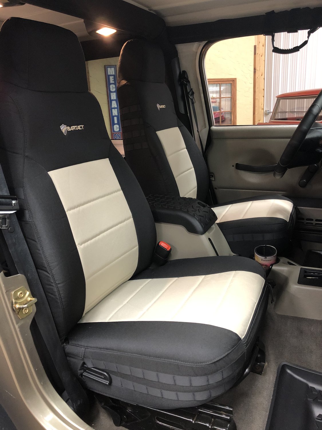 Bartact MilSpec Super Front Seat Covers for 0306 Jeep Wrangler TJ